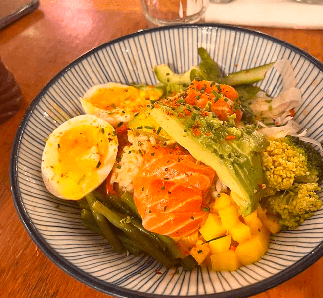 Poke bowl,avant retouche BeauPlat, Angers