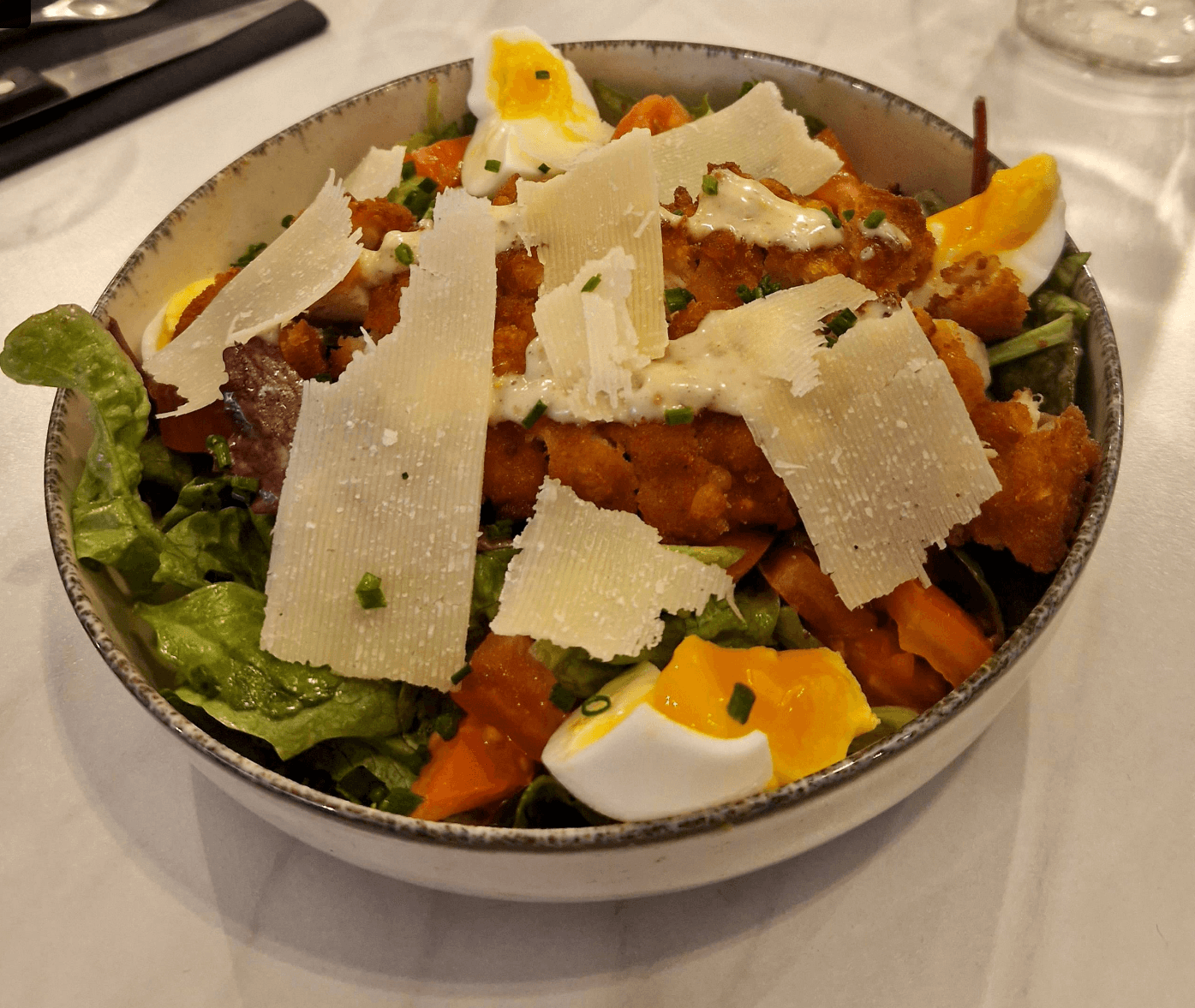 Salade avant transformation